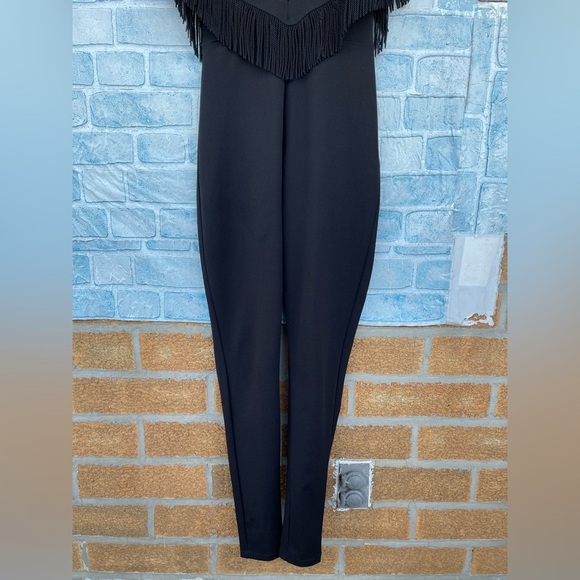Nookie Womens Iris Black Fringe Skinny
Leg Evening Jumpsuit small - Picture 9 of 15